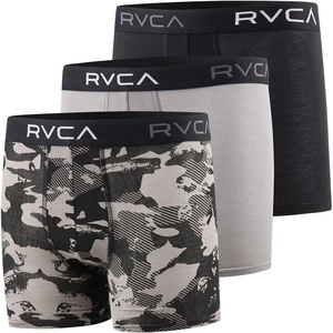 image:imageRVCA Boys Underwear 3 Pack Boxer Briefs for Boys 618 Durable Modal Stretch Breathable Moisture WickingBlack  Grey