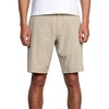 image:imageRVCA Mens 4Way Stretch Fixed Waist 20 Inch Hybrid ShortRvca Hybrid ShortKhaki