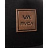 image:imageRVCA Mens Curved Brim Trucker Hat Structured Hat with Curved Bill Adjustable Snapback ClosureRvca Curved TruckerBlack