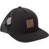 image:imageRVCA Mens Curved Brim Trucker Hat Structured Hat with Curved Bill Adjustable Snapback ClosureRvca Curved TruckerBlack