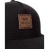 image:imageRVCA Mens Curved Brim Trucker Hat Structured Hat with Curved Bill Adjustable Snapback ClosureRvca Curved TruckerBlack