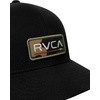 image:imageRVCA Mens Curved Brim Trucker Hat Structured Hat with Curved Bill Adjustable Snapback ClosureRvca Curved TruckerBlack Camo