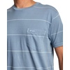 image:imageRVCA Mens PTC Pigment Dye Short Sleeve Premium Tee ShirtPtc Pigment Stripe TeeAsh Blue