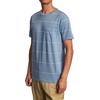 image:imageRVCA Mens PTC Pigment Dye Short Sleeve Premium Tee ShirtPtc Pigment Stripe TeeAsh Blue