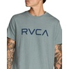 image:imageRVCA Mens Red Stitch Graphic Crew TShirtBig Rvca  Lead