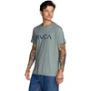 image:imageRVCA Mens Red Stitch Graphic Crew TShirtBig Rvca  Lead