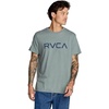 image:imageRVCA Mens Red Stitch Graphic Crew TShirtBig Rvca  Lead
