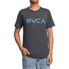 image:imageRVCA Mens Red Stitch Graphic Crew TShirtBig RvcaBlack 2
