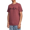 image:imageRVCA Mens Red Stitch Graphic Crew TShirtBig RvcaOxblood Red