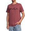 image:imageRVCA Mens Red Stitch Graphic Crew TShirtBig RvcaOxblood Red
