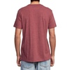 image:imageRVCA Mens Red Stitch Graphic Crew TShirtBig RvcaOxblood Red