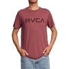 image:imageRVCA Mens Red Stitch Graphic Crew TShirtBig RvcaOxblood Red