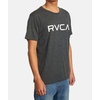 image:imageRVCA Mens Red Stitch Graphic Crew TShirtBlackWhite