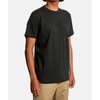 image:imageRVCA Mens Red Stitch Graphic Crew TShirtSmall Rvca SsPirate Black
