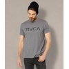 image:imageRVCA Mens Red Stitch Graphic Crew TShirtSmoke Black