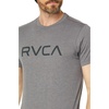 image:imageRVCA Mens Red Stitch Graphic Crew TShirtSmoke Black