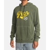 image:imageRVCA Mens Regular Fit Screen Fleece HoodieHex ScriptElm Green