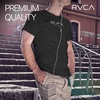 image:imageRVCA Mens Short Sleeve Lightweight Lounge Crew Tee Loungewear Crew NeckBlack