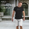 image:imageRVCA Mens Short Sleeve Lightweight Lounge Crew Tee Loungewear Crew NeckBlack