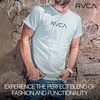 image:imageRVCA Mens Short Sleeve Lightweight Lounge Crew Tee Loungewear Crew NeckClearwater