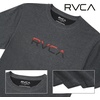 image:imageRVCA Mens Short Sleeve Lightweight Lounge Crew Tee Loungewear Crew NeckHeather Grey