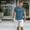 image:imageRVCA Mens Short Sleeve Lightweight Lounge Crew Tee Loungewear Crew NeckIndian Teal