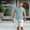 image:imageRVCA Mens Short Sleeve Lightweight Lounge Crew Tee Loungewear Crew NeckOcean Wave