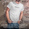 image:imageRVCA Mens Short Sleeve Lightweight Lounge Crew Tee Loungewear Crew NeckWhite