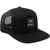 image:imageRVCA Mens Trucker Hat Adjustable Snapback Cap for Streetwear amp Skating Lightweight Breathable AllDay ComfortRvca TruckerPrinted Black