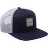 image:imageRVCA Mens Trucker Hat Adjustable Snapback Cap for Streetwear amp Skating Lightweight Breathable AllDay ComfortRvca TruckerPrinted Navy