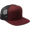 image:imageRVCA Mens Trucker Hat Adjustable Snapback Cap for Streetwear amp Skating Lightweight Breathable AllDay ComfortRvca TruckerWine