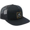 image:imageRVCA Mens Trucker Hat Adjustable Snapback Cap for Streetwear amp Skating Lightweight Breathable AllDay ComfortVa Atw PrintRvca Black