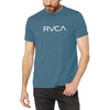image:imageRVCA Mens Short Sleeve Lightweight Lounge Crew Tee Loungewear Crew NeckIndian Teal
