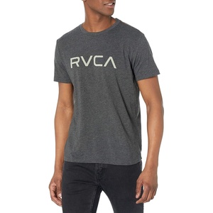 image:imageRVCA Mens Red Stitch Graphic Crew TShirtBig Rvca SsBlackGreen