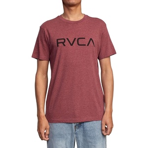 image:imageRVCA Mens Red Stitch Graphic Crew TShirtBig RvcaOxblood Red