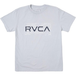 image:imageRVCA Mens Red Stitch Graphic Crew TShirtBig Topo  Gray Dawn