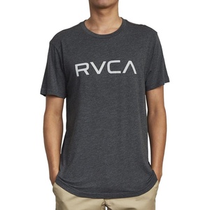 image:imageRVCA Mens Red Stitch Graphic Crew TShirtBlackGrey