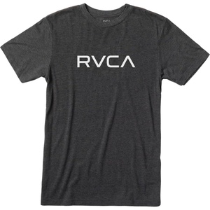 image:imageRVCA Mens Red Stitch Graphic Crew TShirtBlackWhite