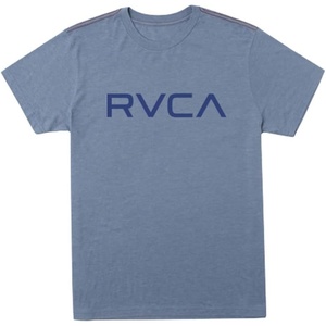 image:imageRVCA Mens Red Stitch Graphic Crew TShirtIndustrial Blue