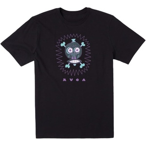 image:imageRVCA Mens Red Stitch Graphic Crew TShirtNomads  Black