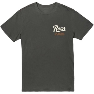 image:imageRVCA Mens Red Stitch Graphic Crew TShirtPennantan  Pirate Black