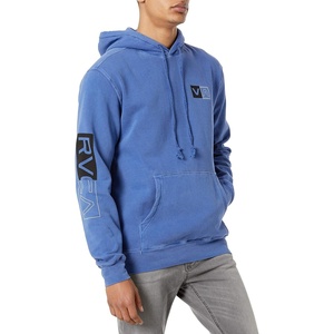 image:imageRVCA Mens Regular Fit Screen Fleece HoodieDivides FleeceClassic Blue