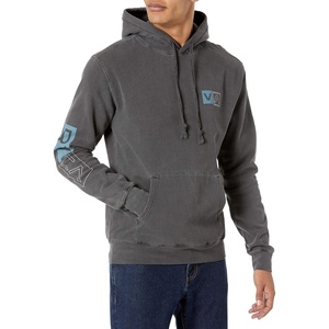image:imageRVCA Mens Regular Fit Screen Fleece HoodieDivides FleecePirate Black