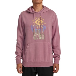 image:imageRVCA Mens Regular Fit Screen Fleece HoodieLavender Sun Worship