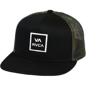 image:imageRVCA Mens Trucker Hat Adjustable Snapback Cap for Streetwear amp Skating Lightweight Breathable AllDay ComfortBlackcamo