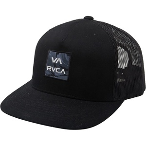 image:imageRVCA Mens Trucker Hat Adjustable Snapback Cap for Streetwear amp Skating Lightweight Breathable AllDay ComfortRvca TruckerPrinted Black