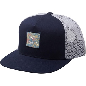 image:imageRVCA Mens Trucker Hat Adjustable Snapback Cap for Streetwear amp Skating Lightweight Breathable AllDay ComfortRvca TruckerPrinted Navy