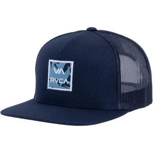 image:imageRVCA Mens Trucker Hat Adjustable Snapback Cap for Streetwear amp Skating Lightweight Breathable AllDay ComfortVa All the Way Print  Dark Navy
