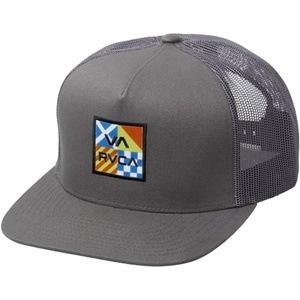 image:imageRVCA Mens Trucker Hat Adjustable Snapback Cap for Streetwear amp Skating Lightweight Breathable AllDay ComfortVa Atw Rvca Print  Charcoal