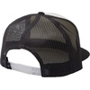 image:imageRVCA Mens Trucker Hat Structured Hat with Stretch Mesh Back Adjustable Snapback ClosureRvca TruckerBlackWhite